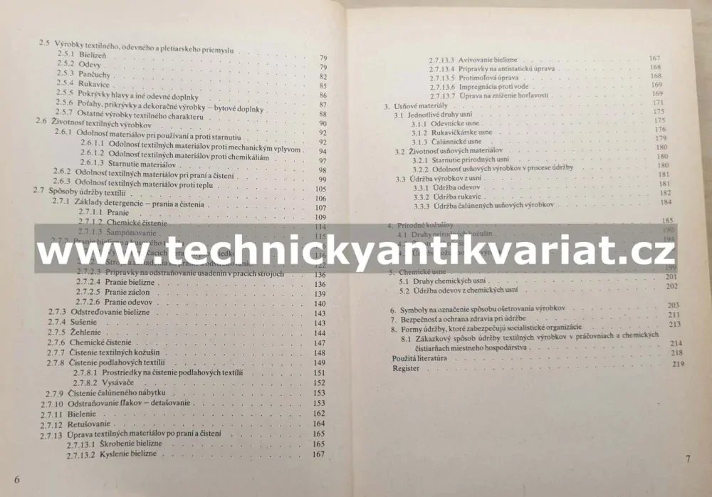 Udržiavame odev, kožušiny, bytový textil - Vyskočil, Markušovská, Karlík (1985)