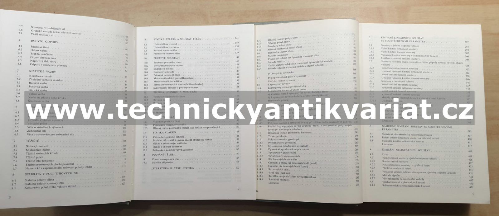 Mechanika I.,II., K. Juliš, R.Brepta (1986, 1987)