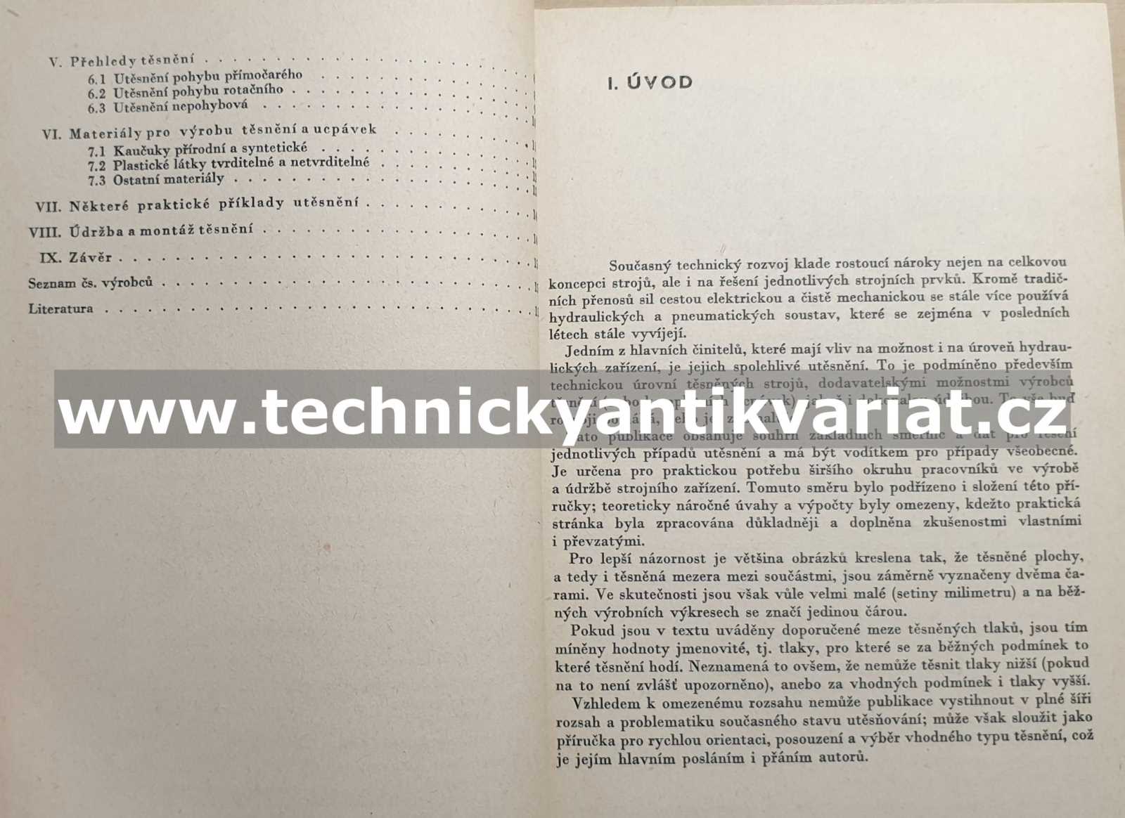 Těsnění ve strojírenství - Kopec, Tučník (1967)