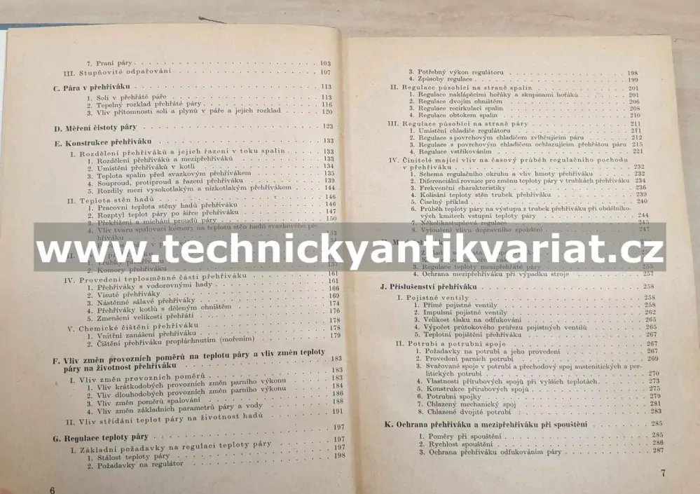 Přehříváky jejich příslušenství a regulace - Richard Doležal (1957)