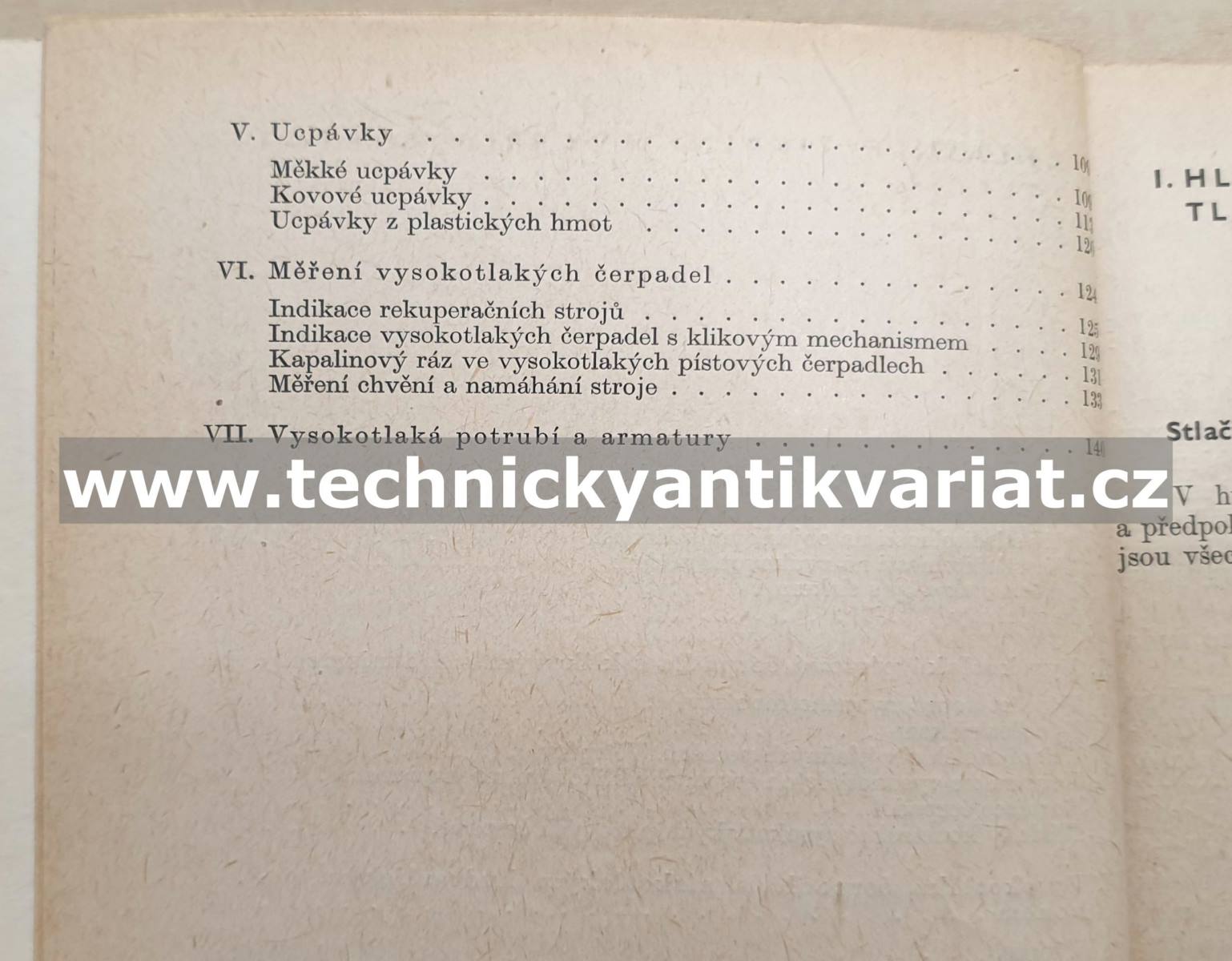 Vysokotlaká čerpadla pístová a rekuperační pro chemický průmysl - Vladimír Věk (1964)