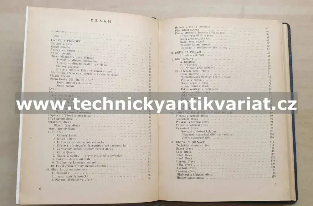 Názorná technologie dřeva - František Jirout (1951)
