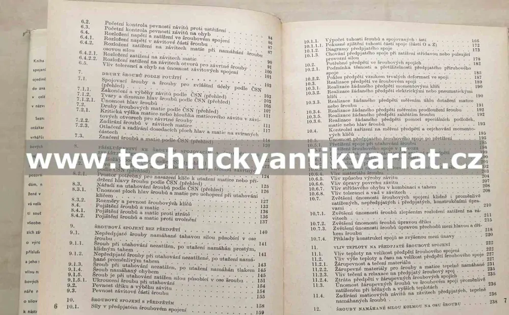 Závitová a šroubová spojení - František Pospíšil (1968)