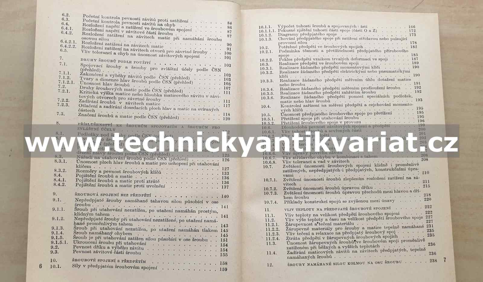 Závitová a šroubová spojení - František Pospíšil (1968)