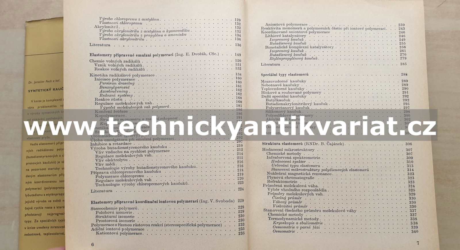 Syntetický kaučuk - J. Pech (1971)