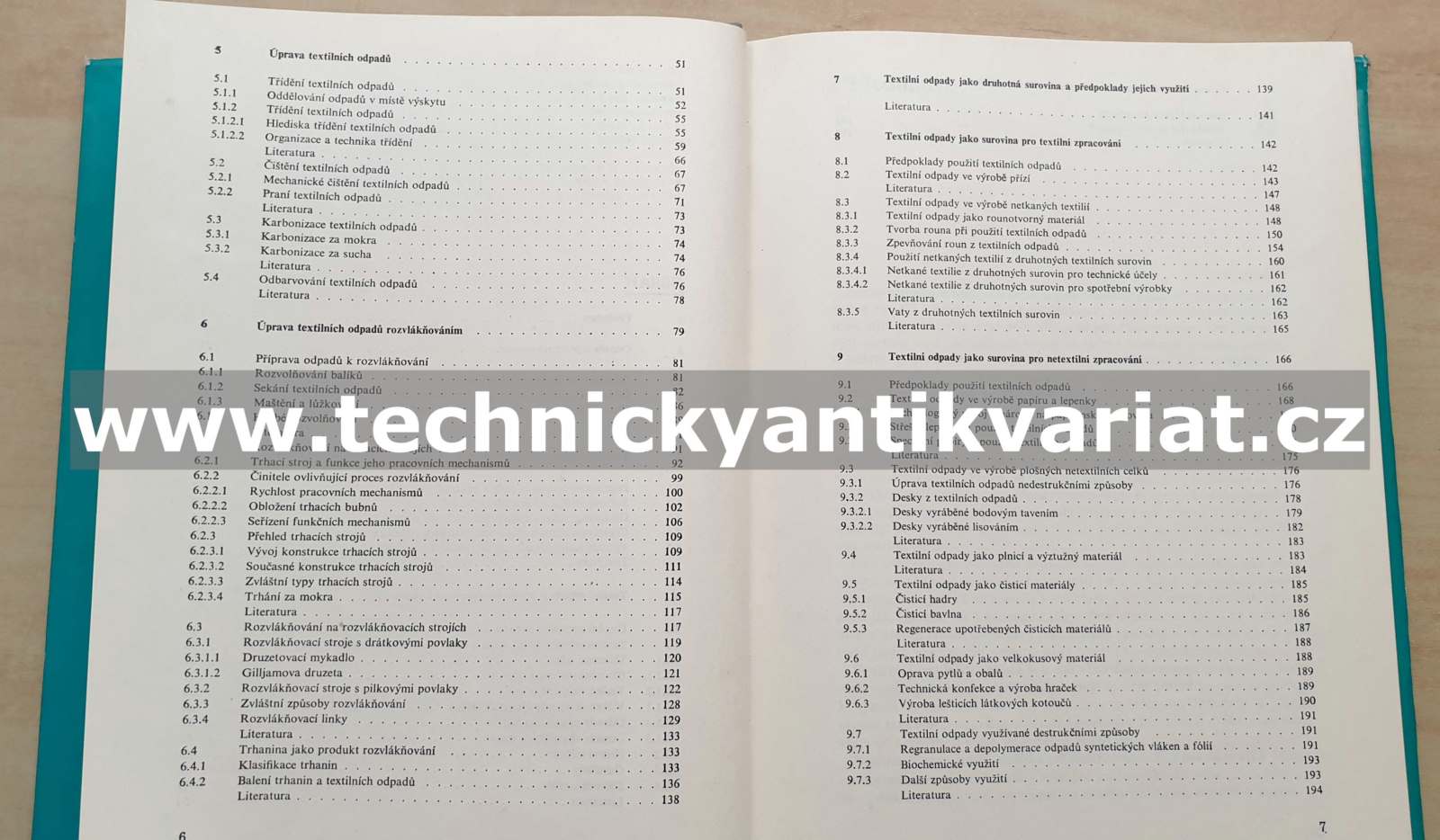 Textilní druhotné suroviny - Dušan Riegl, jan Kadlec (1985)