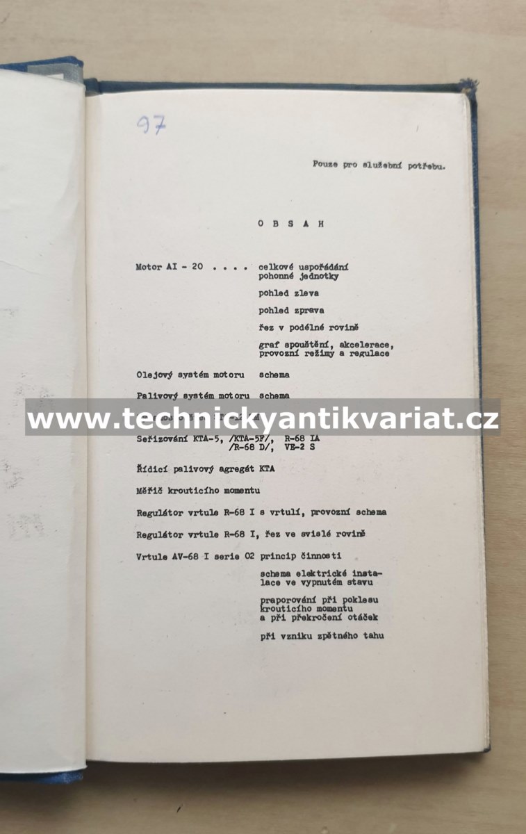 Motor AI20 schémata, příručka mechanika 1962