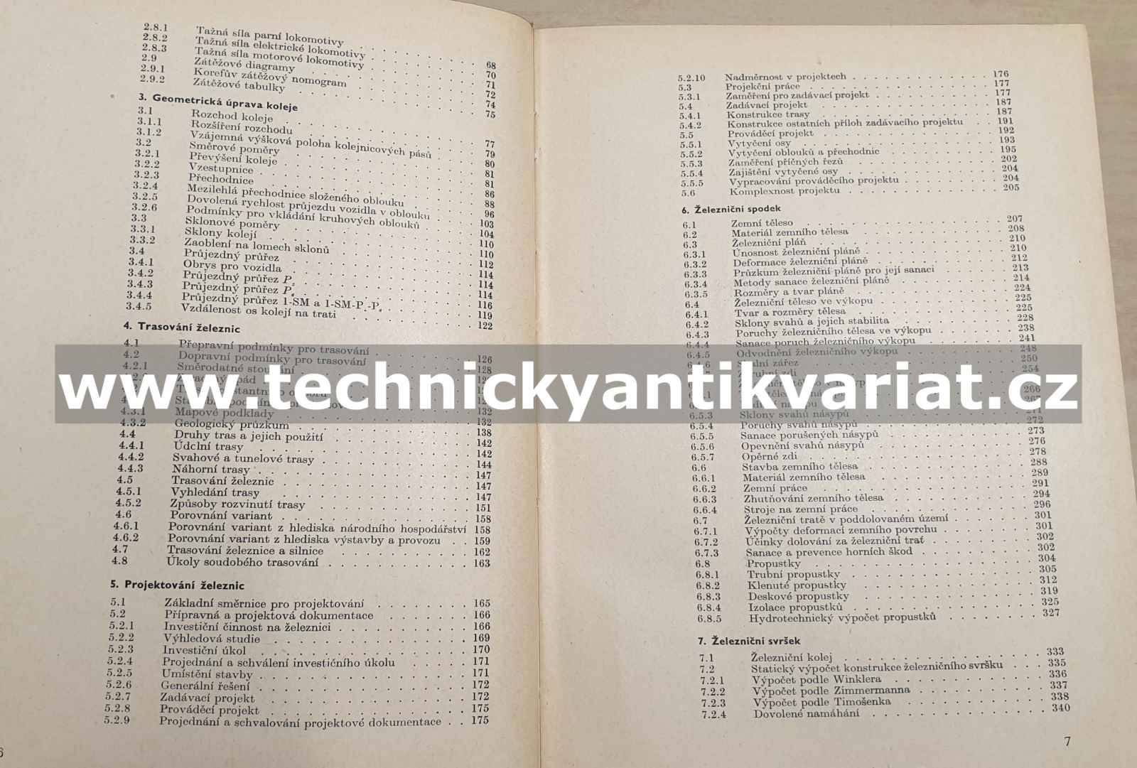 Železniční stavitelství I.,II., . J. Klimeš, J. Veverka (1965, 1966)