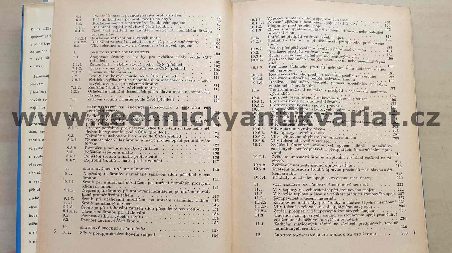 Závitová a šroubová spojení - František Pospíšil (1968)