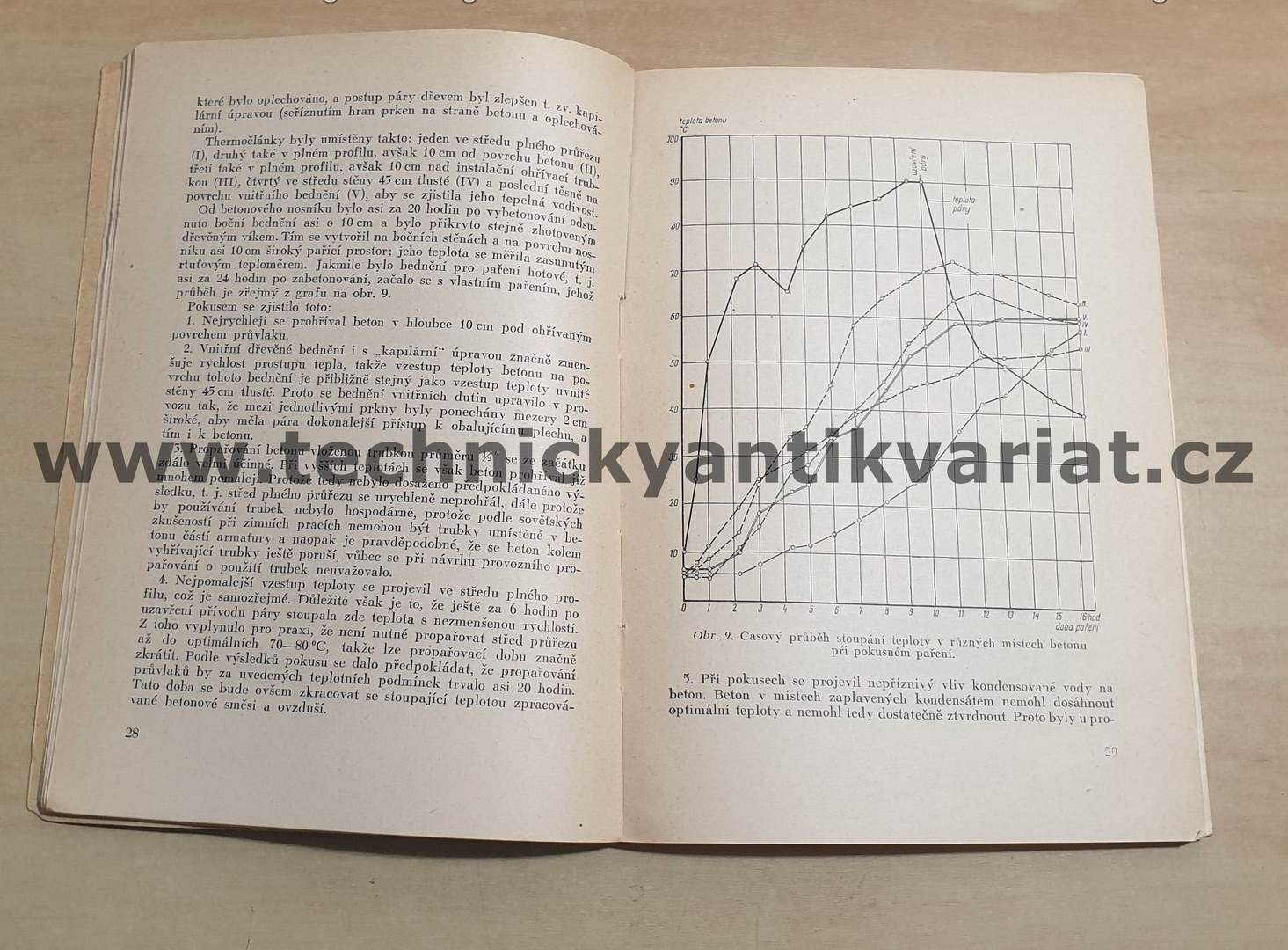 Urychlování tuhnutí a tvrdnutí betonu - František Vavřín (1954)