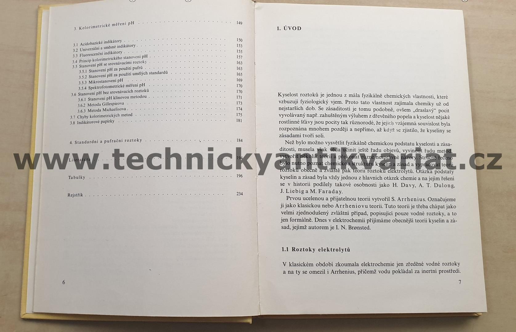 Příručka měření pH - J. Čihalík, J. Dvořák, V. Suk (1975)
