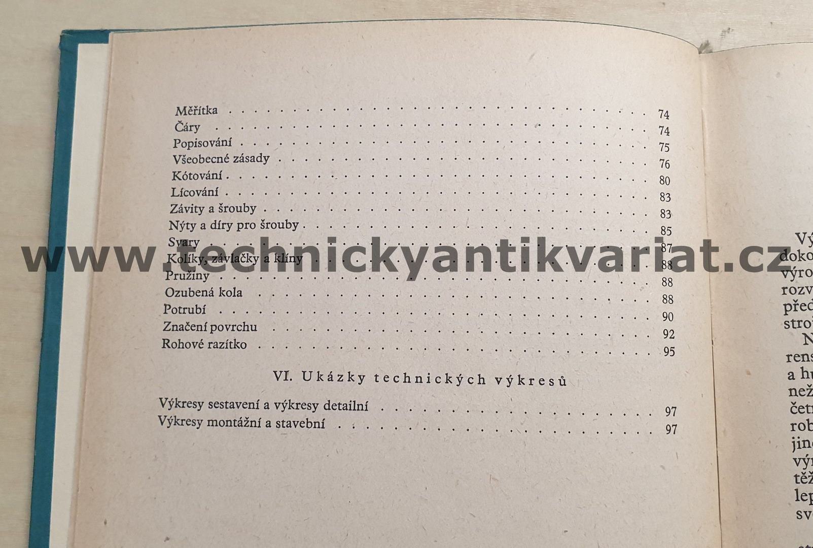 Strojnictví I. technické kreslení - Drbal, Halada, Novák, Šimůnek (1957)
