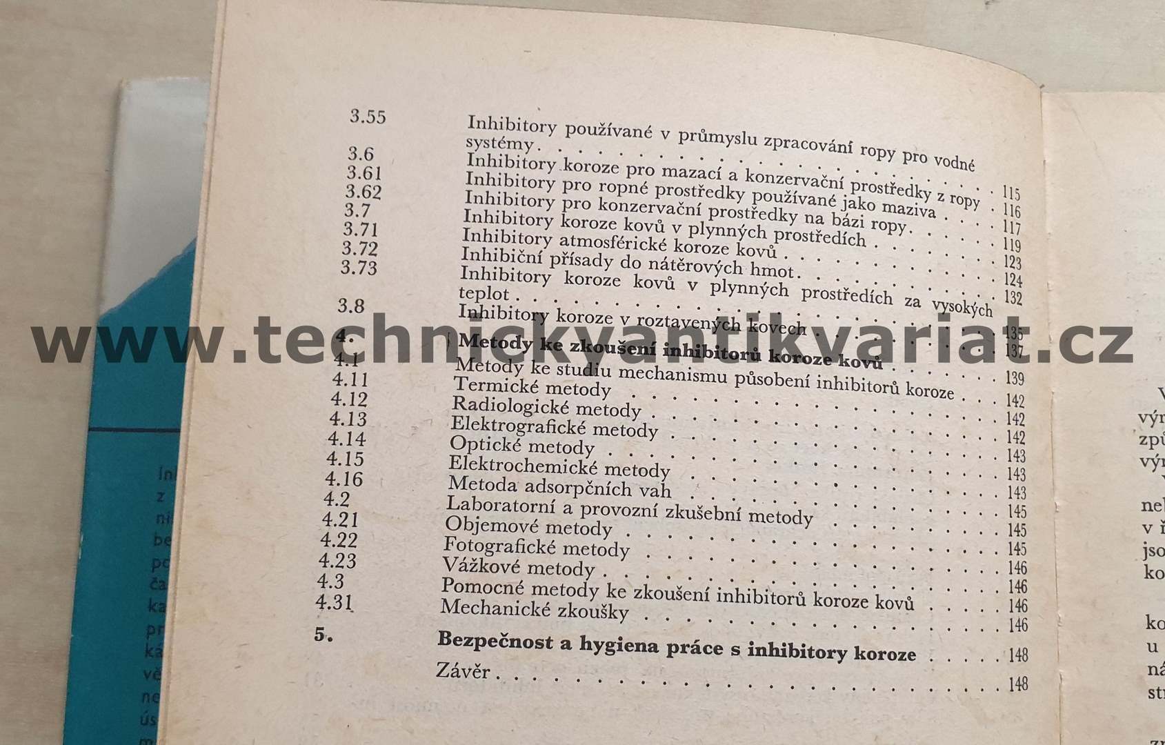 Inhibitory koroze kovů - L.Červený, J.Němcová (1964)