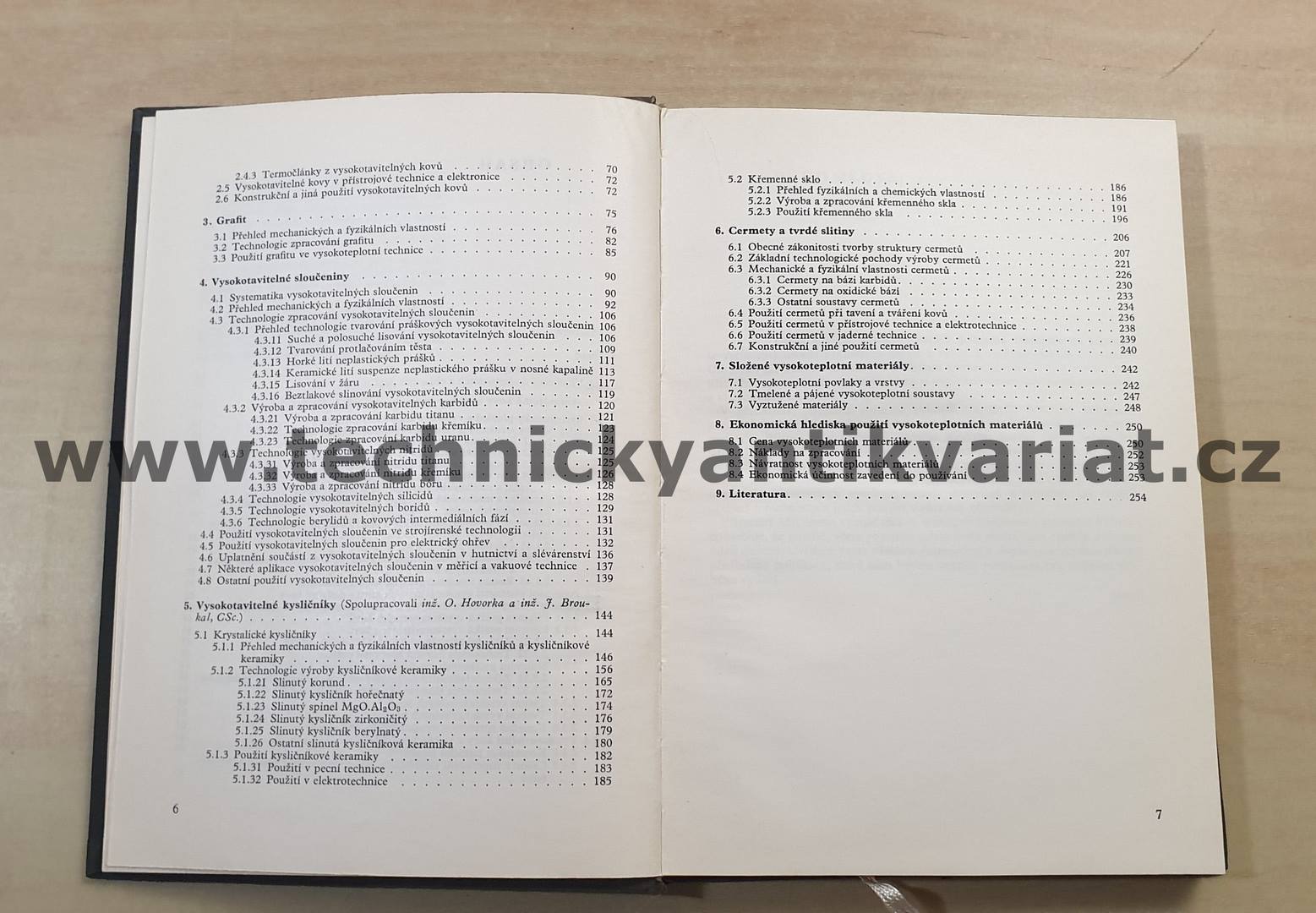 Vysokoteplotní materiály - Bohuslav Čech (1966)