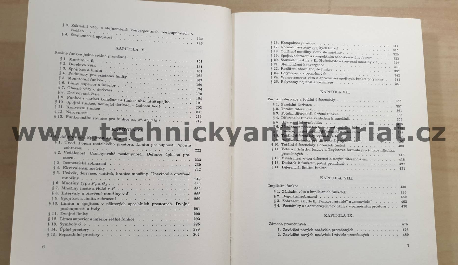 Diferenciální počet II. - Vojtěch Jarník (1976)
