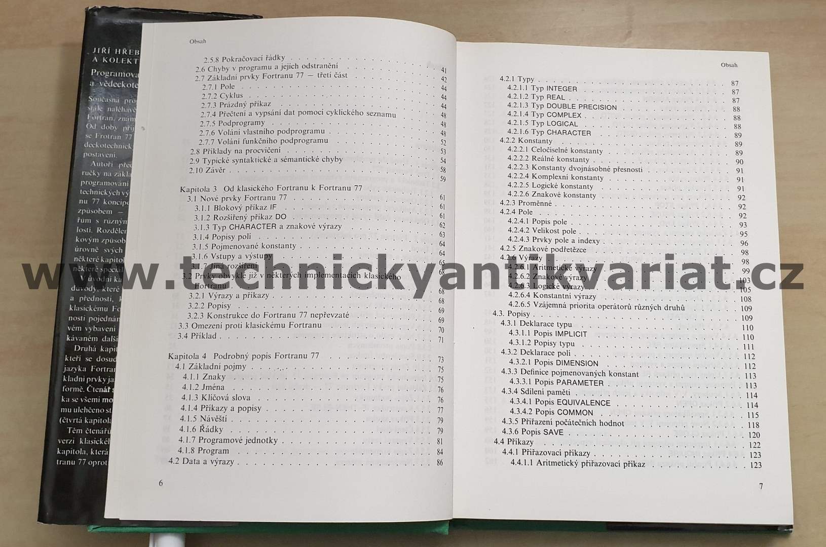 Fortran 77 - J.Hřebíček (1989)