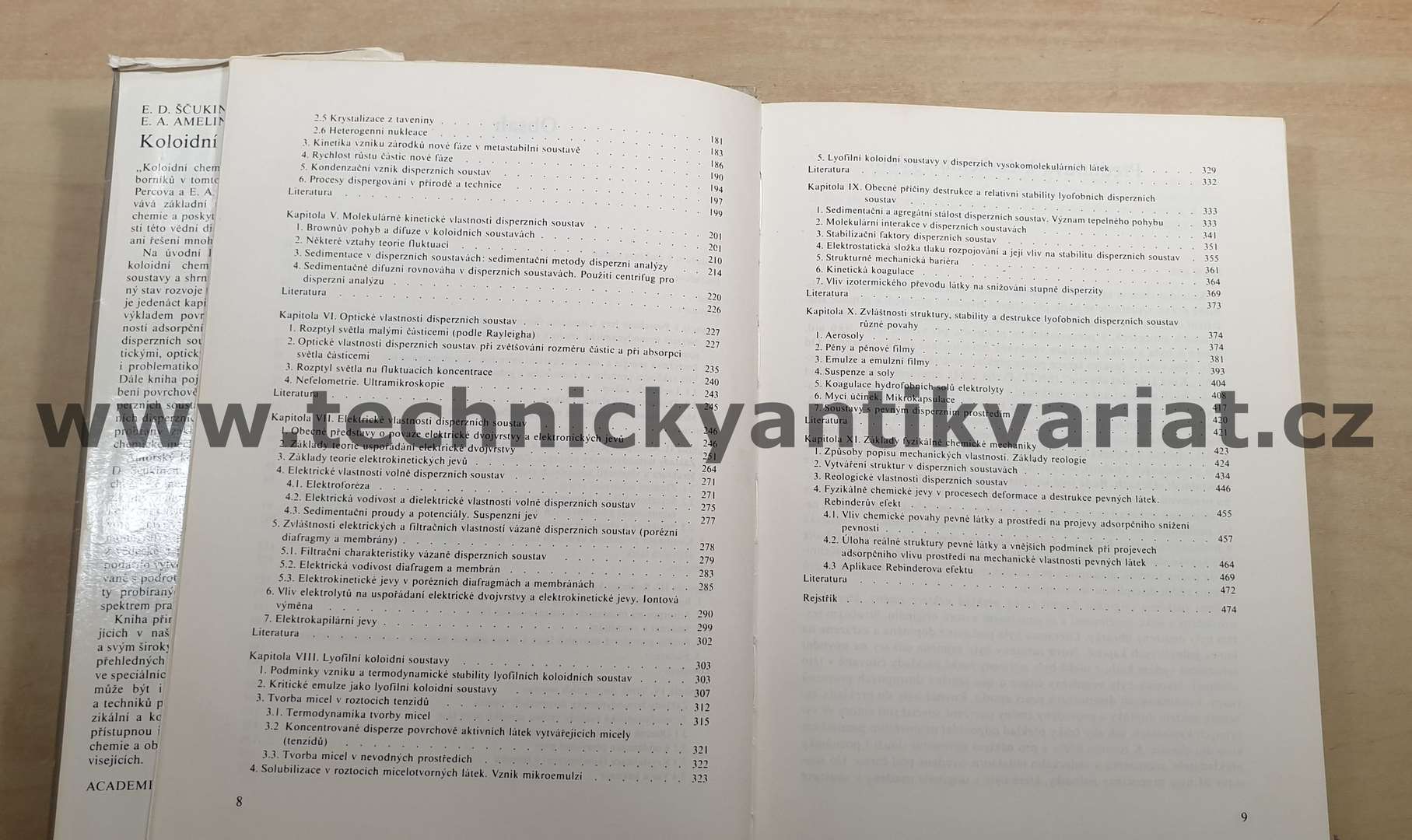 Koloidní chemie - E.D.Ščukin, A.V.Percov, E.A.Amelinová (1990)