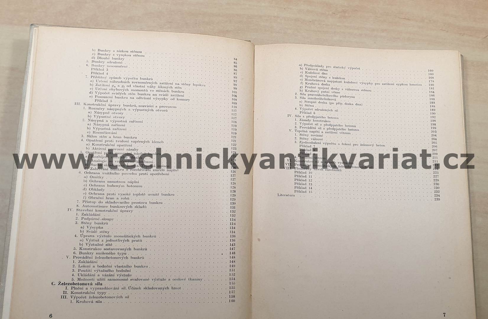 Železobetonové zásobníky - Blažek, Felt, Mencl, Šmerda (1958)