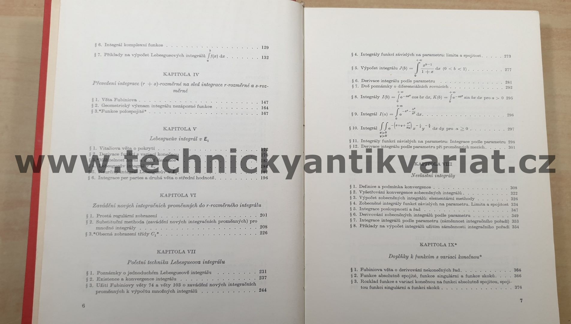 Integrální počet II.- Vojtěch Jarník (1976)