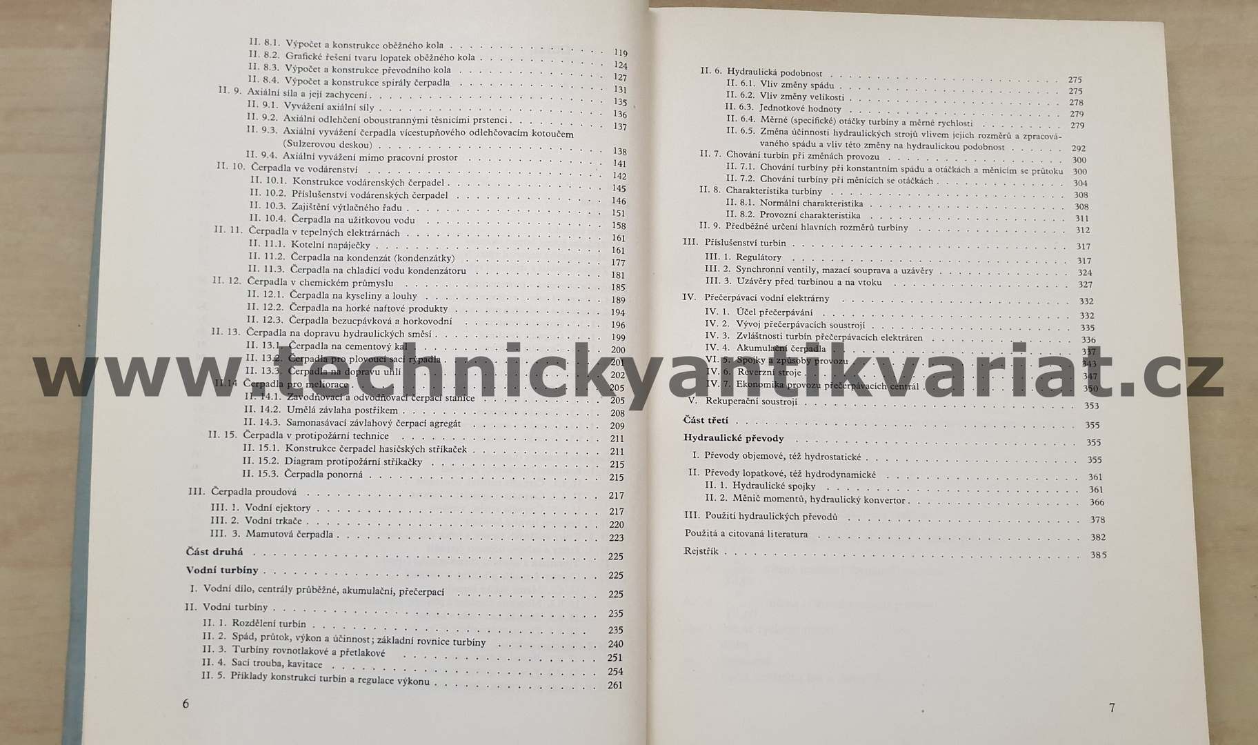 Hydraulické stroje - M.Nechleba, J.Hušek (1966)