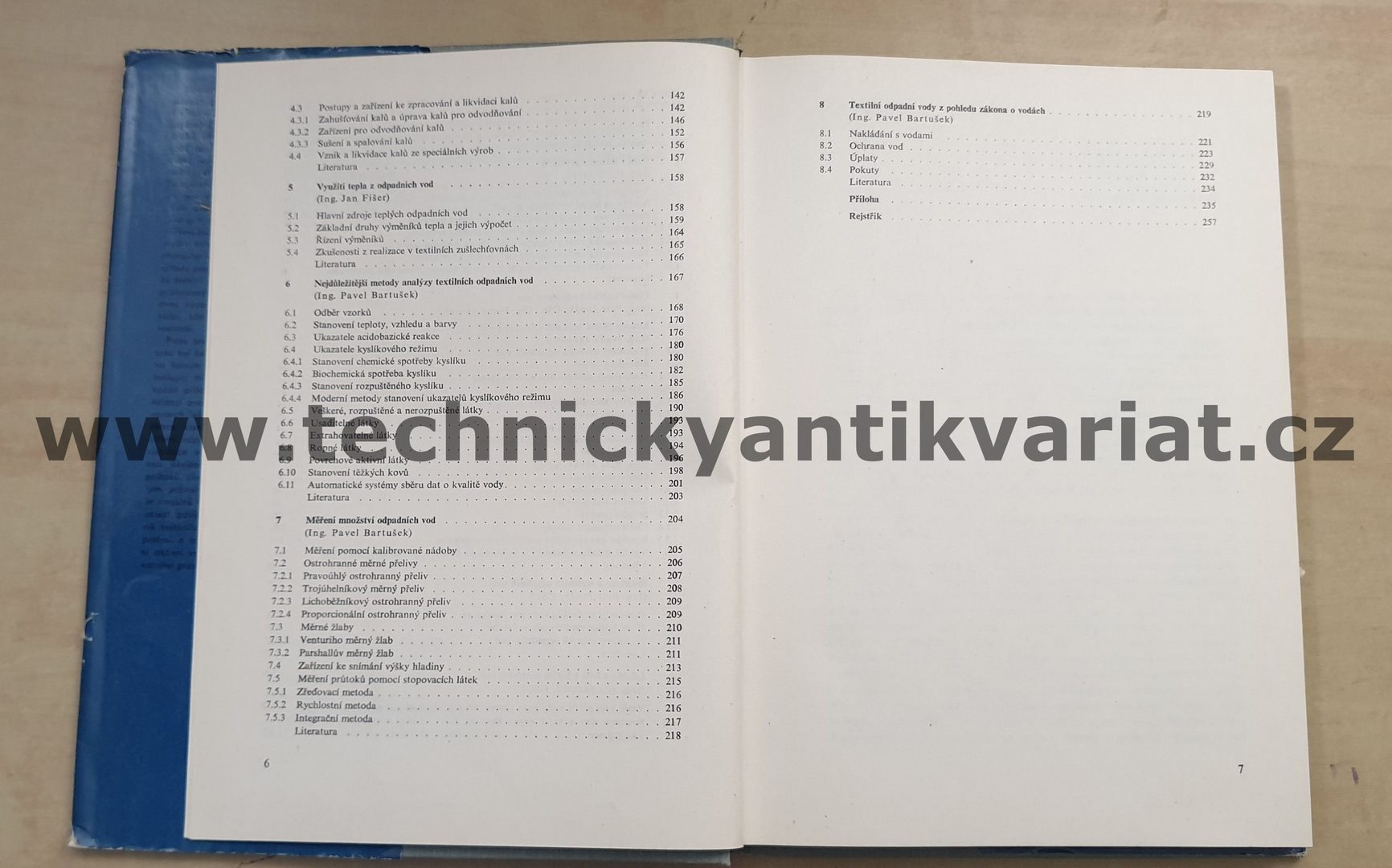 Odpadní vody v textilním průmyslu - Pavel Bartůšek (1985)
