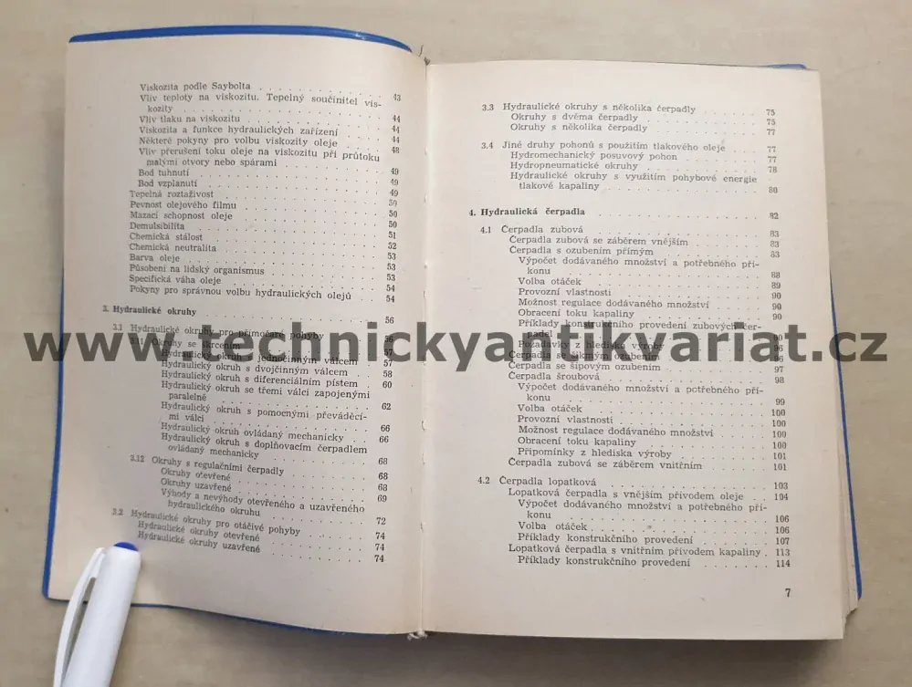 Funkce, obsluha a údržba hydraulických pohonů obráběcích strojů - Josef Pivoňka (1962)