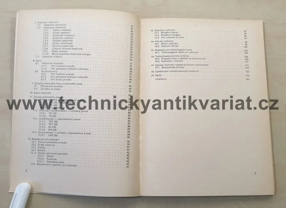 Svařování vysoko výkonnými elektrodami - Vilém Hromádko (1973)