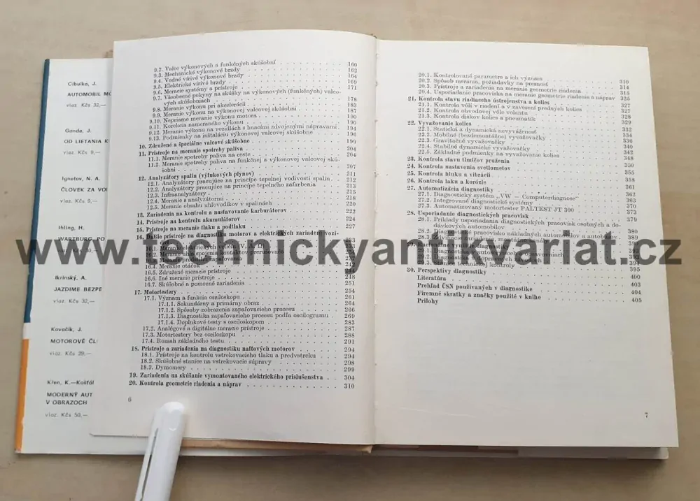 Diagnostika motorových vozidiel - Z. Kleinhampl (1978)