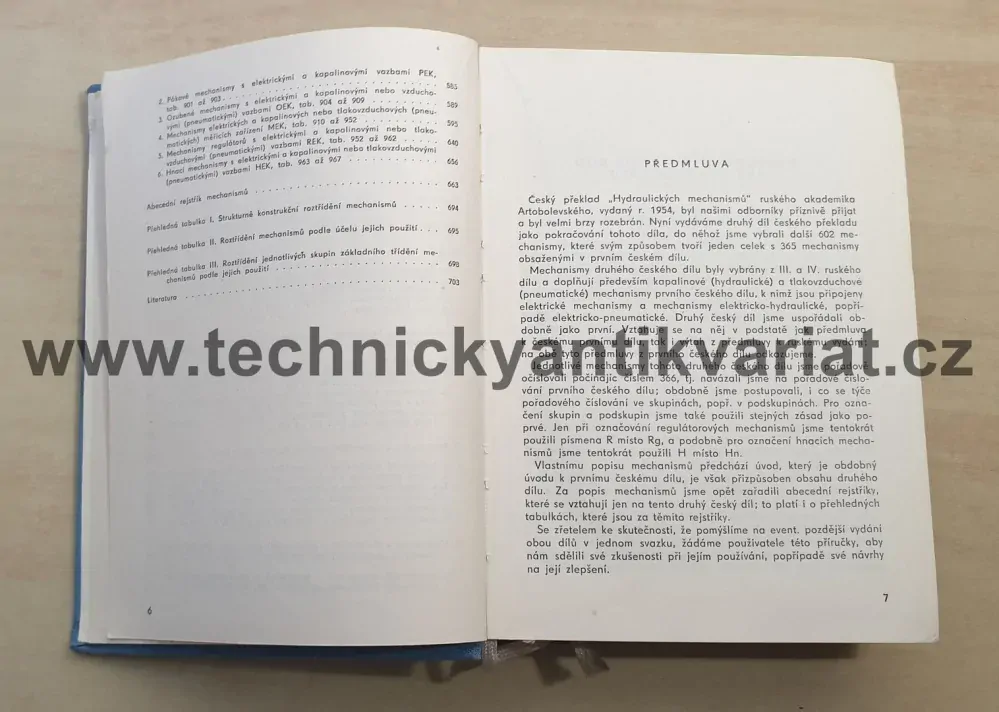 Mechanismy - Hydraulické, pneumatické a elektrické - I.I. Artobolevskij (1960)