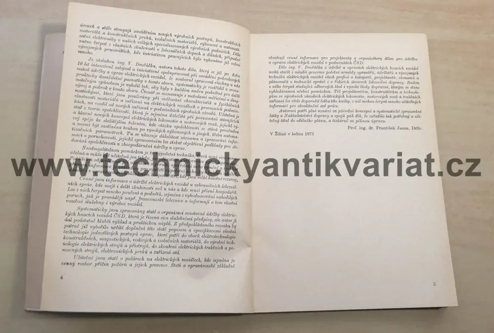 Údržba a orpavy elektrických hnacích vozidel - Václav Dvořáček (1972)