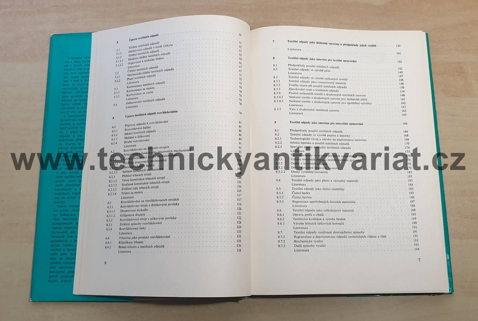 Textilní druhotné suroviny - Dušan Riegl, jan Kadlec (1985)