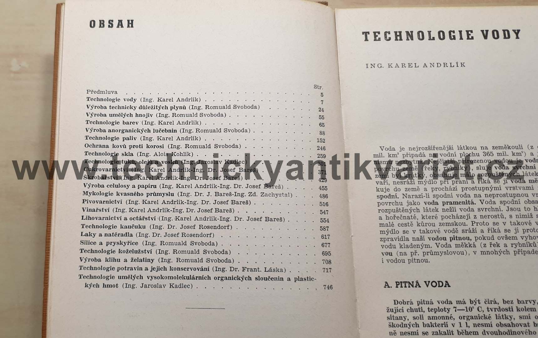 Základy chemické výroby - K. Andrlík (1947)
