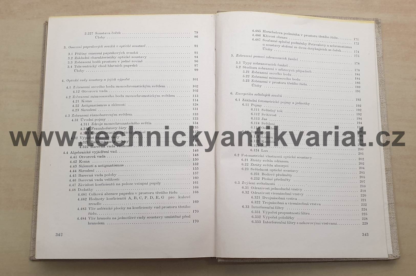 Geometrická optika I. díl, B.Havelka (1955)