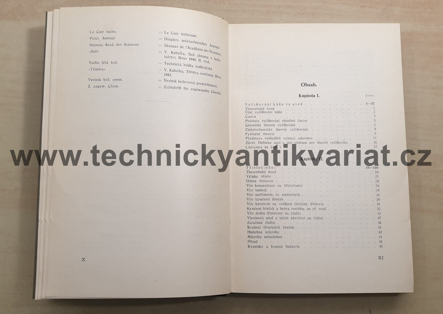 Koželužství II.díl - Václav Kubelka (1945)