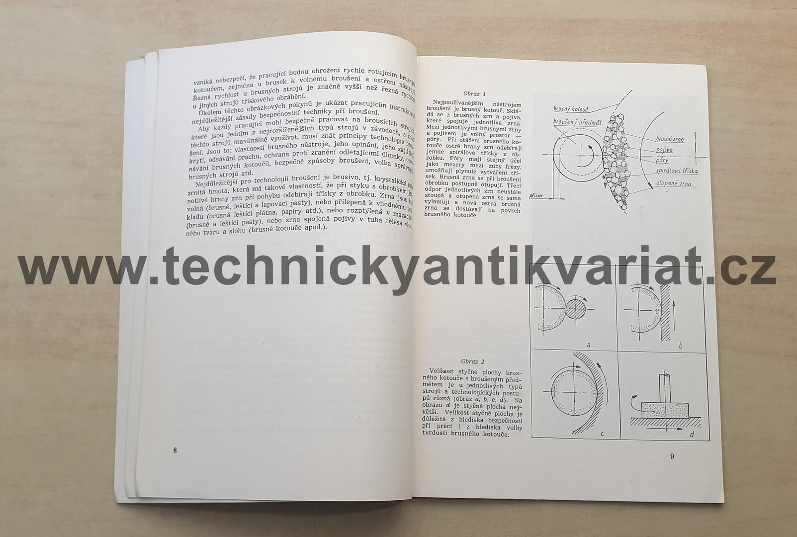 Bezpečnost při broušení - J.Lipka, O.Matoušek (1958)