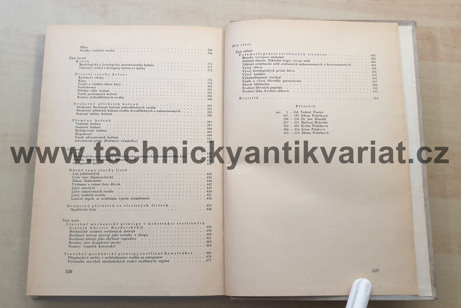 Anatomie rostlin - V.F. Razdorskij (1954)