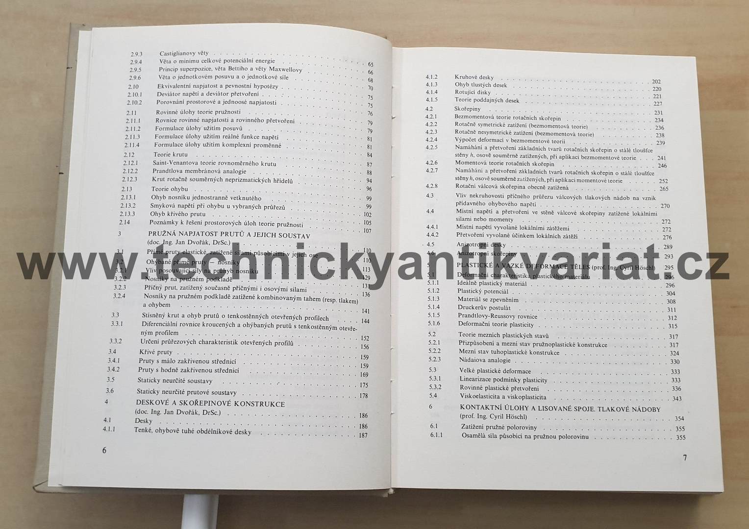 Pružnost a pevnost ve strojírenství - Němec, Dvořák, Hoschl (1989)