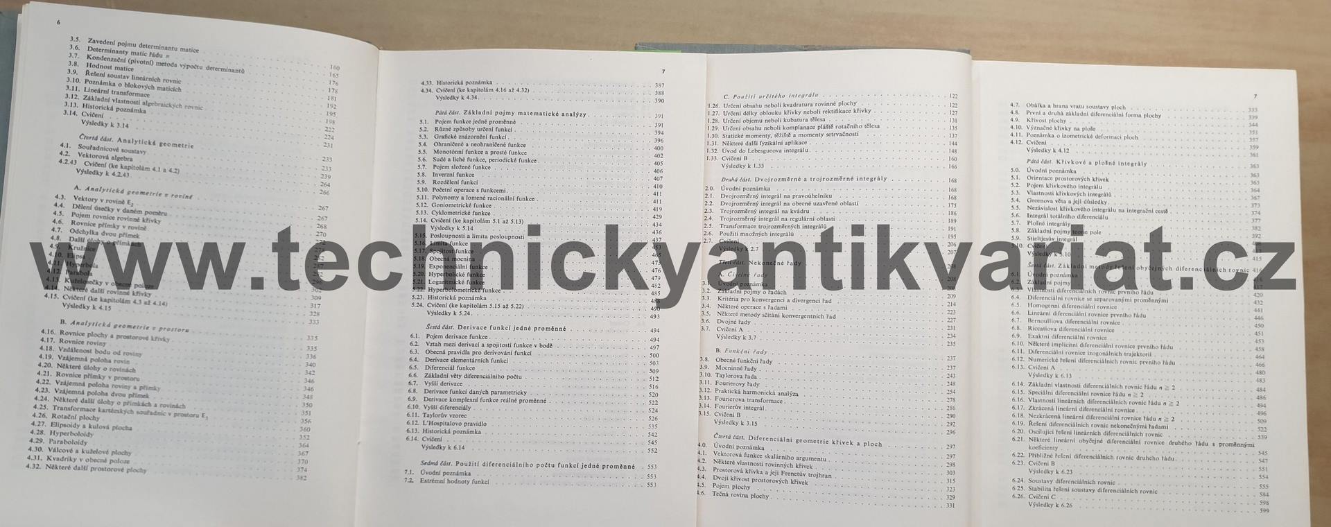 Základy aplikované matematiky I., II. - Škrášek, Tichý (1983, 1986)
