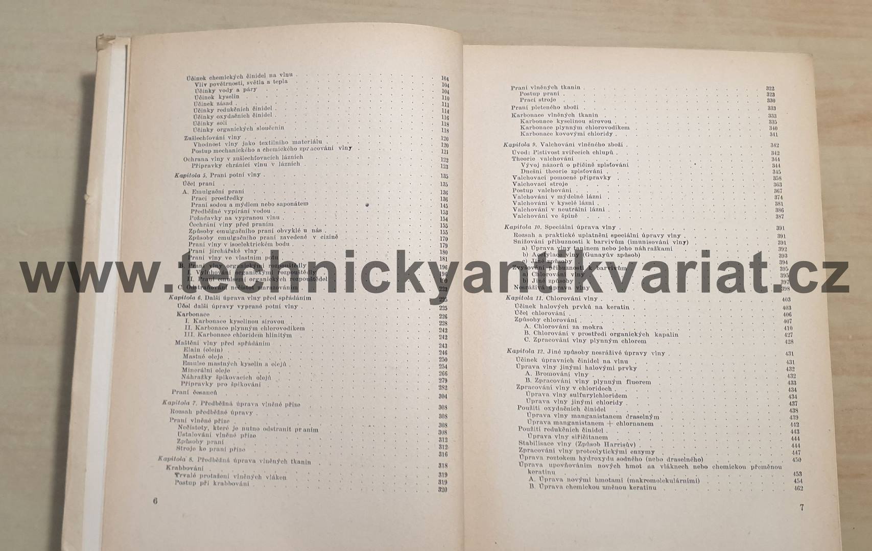 Chemická technologie textilní I. Předběžná úprava textilního materiálu a výrobků (1952) 
