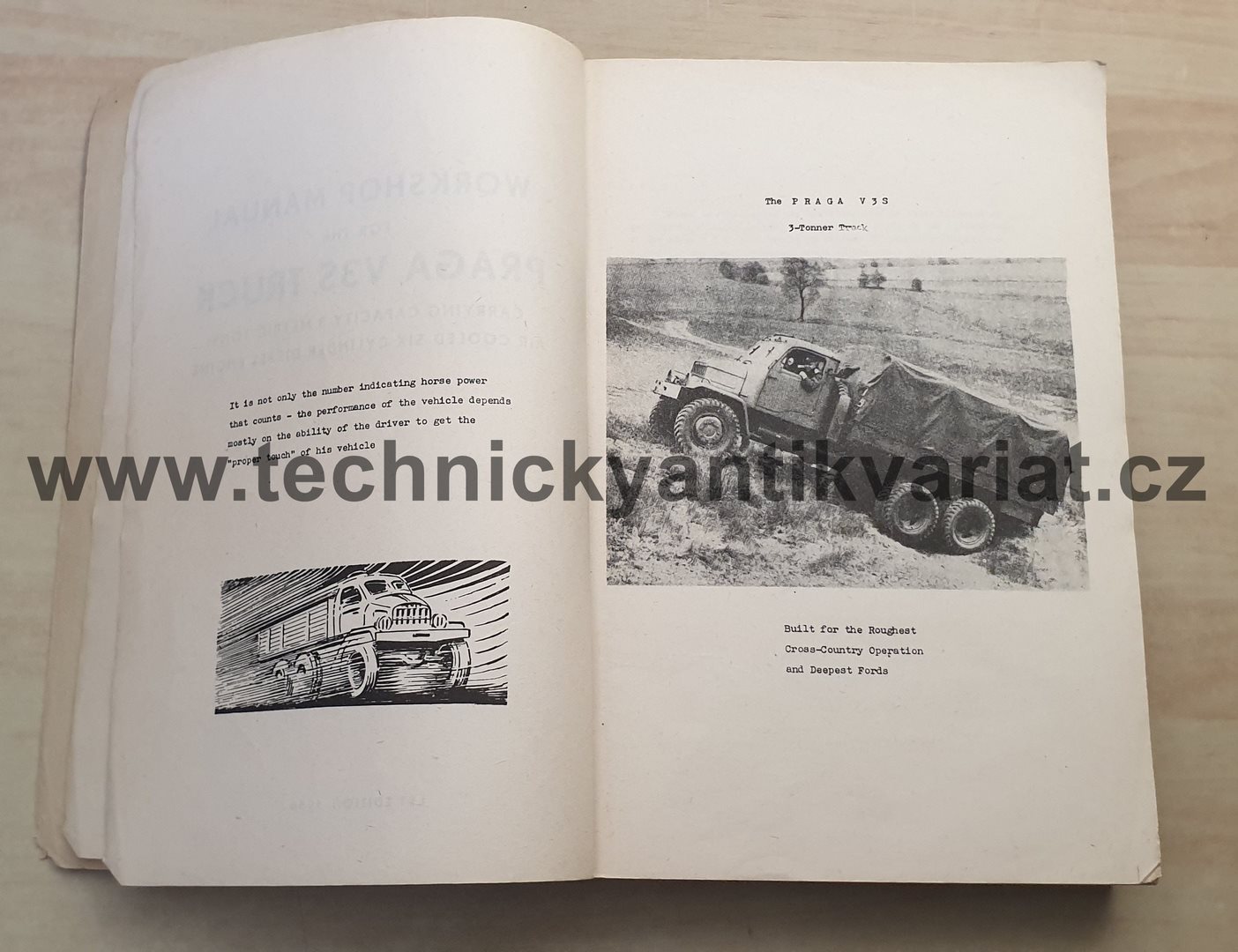 Praga V3S - workshop manual (1956)