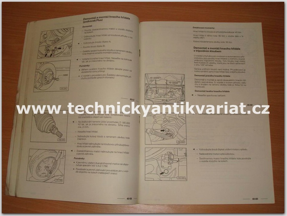Volkswagen Golf, Vento 1992 - podvozek