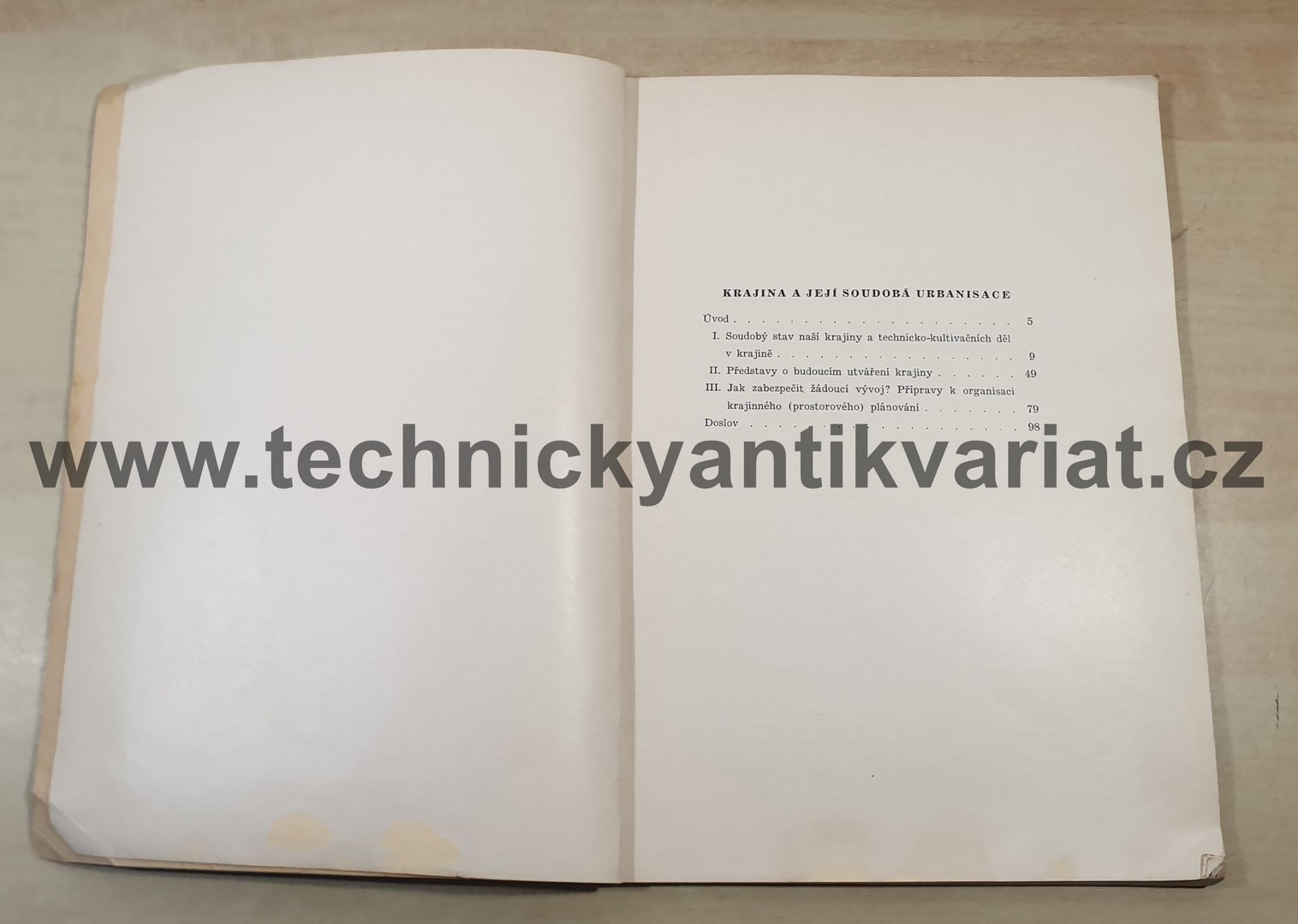 Krajina a její soudobá urbanisace - Emanuel Hruška (1946)