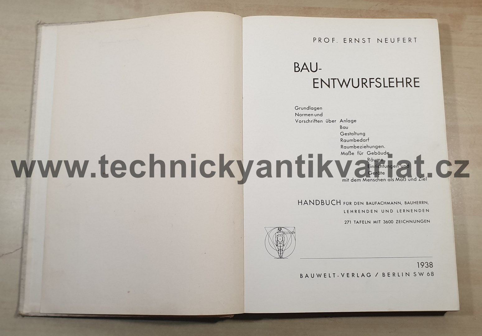 Bauentwurfslehre - Ernst Neufert (1938)