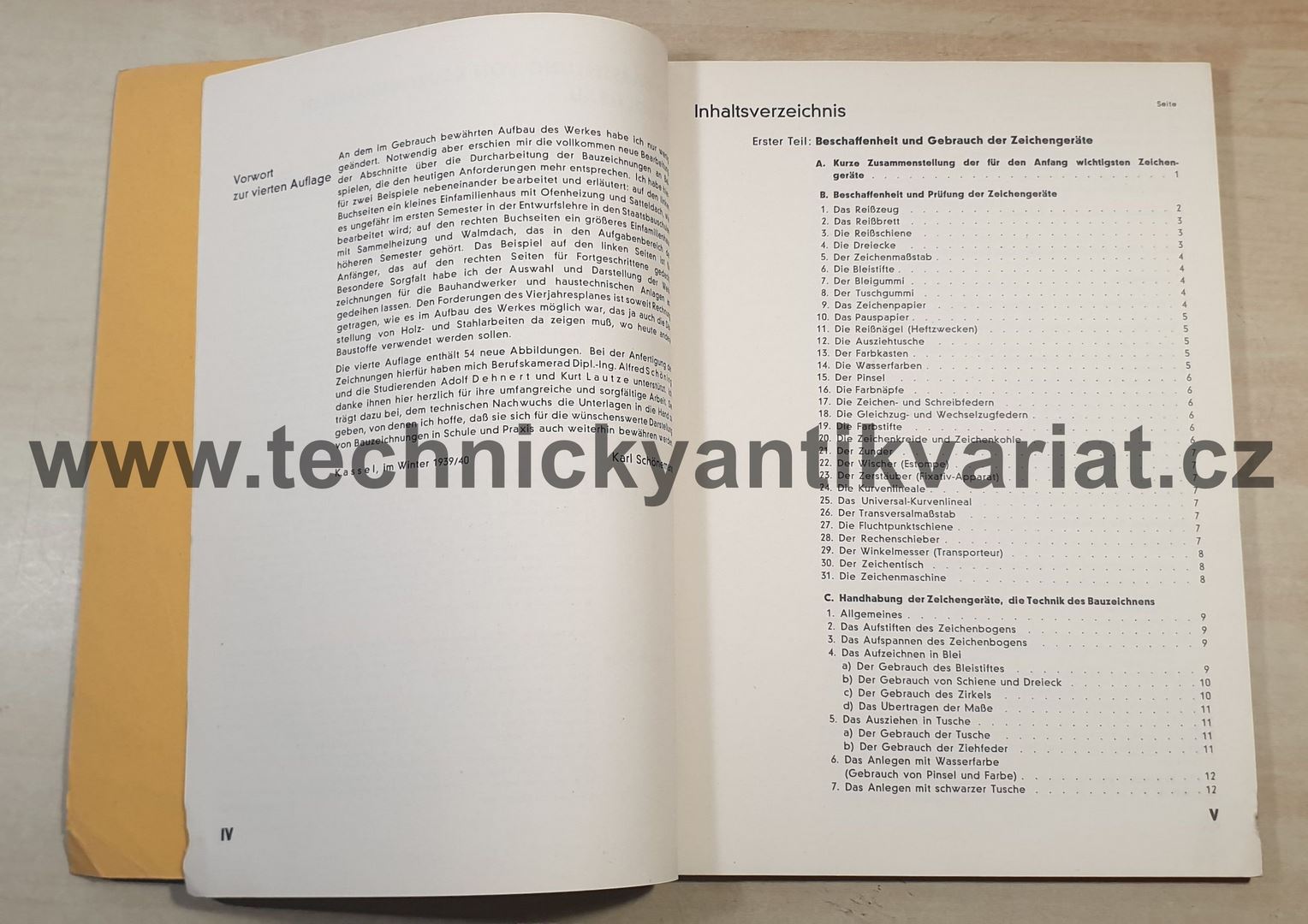 Die Darstellung von Bauzerichnungen im Hochbau - Knoll Schonemann (1940)