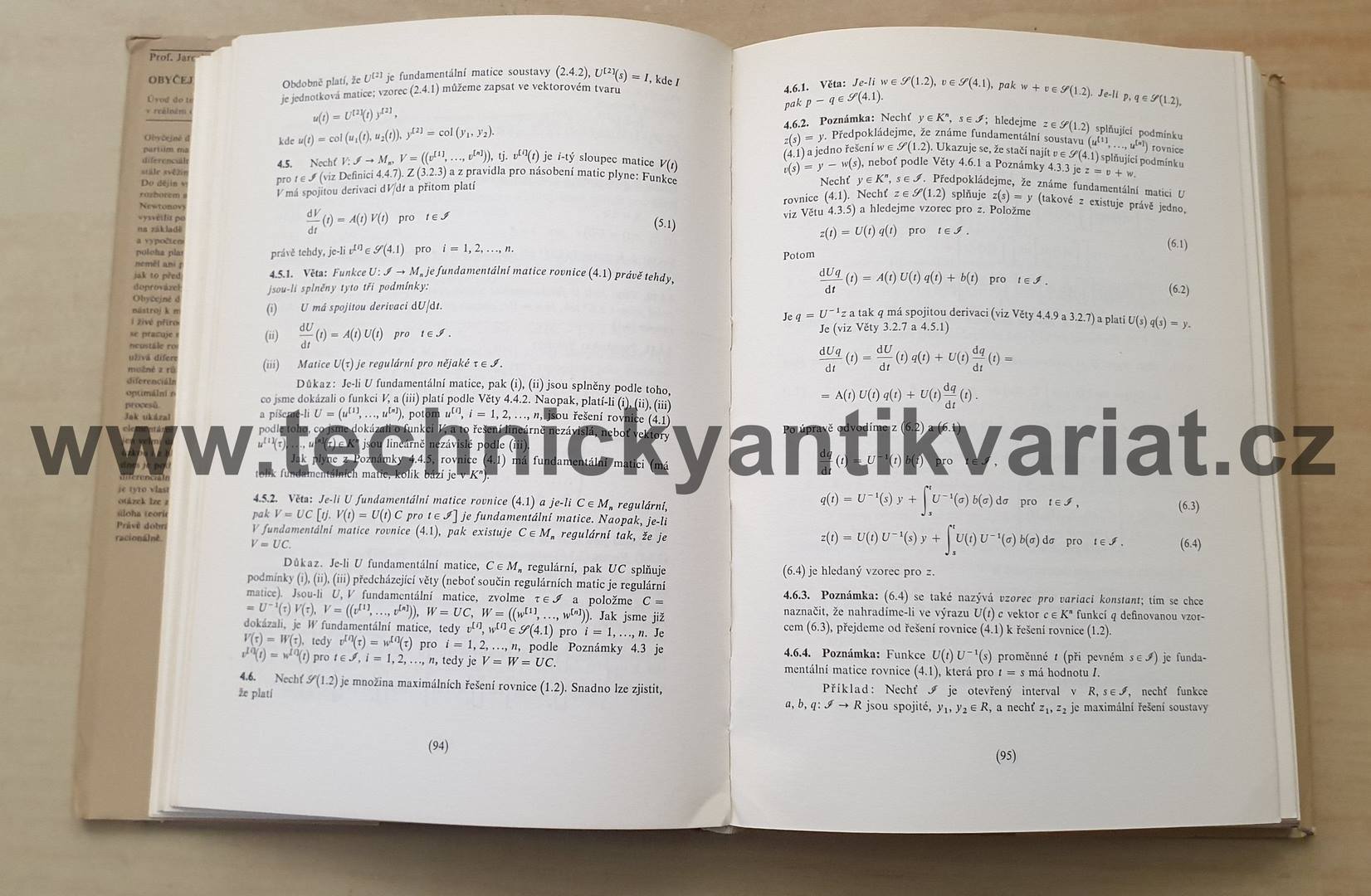 Obyčejné diferenciální rovnice - Jaroslav Kurzweil (1978)