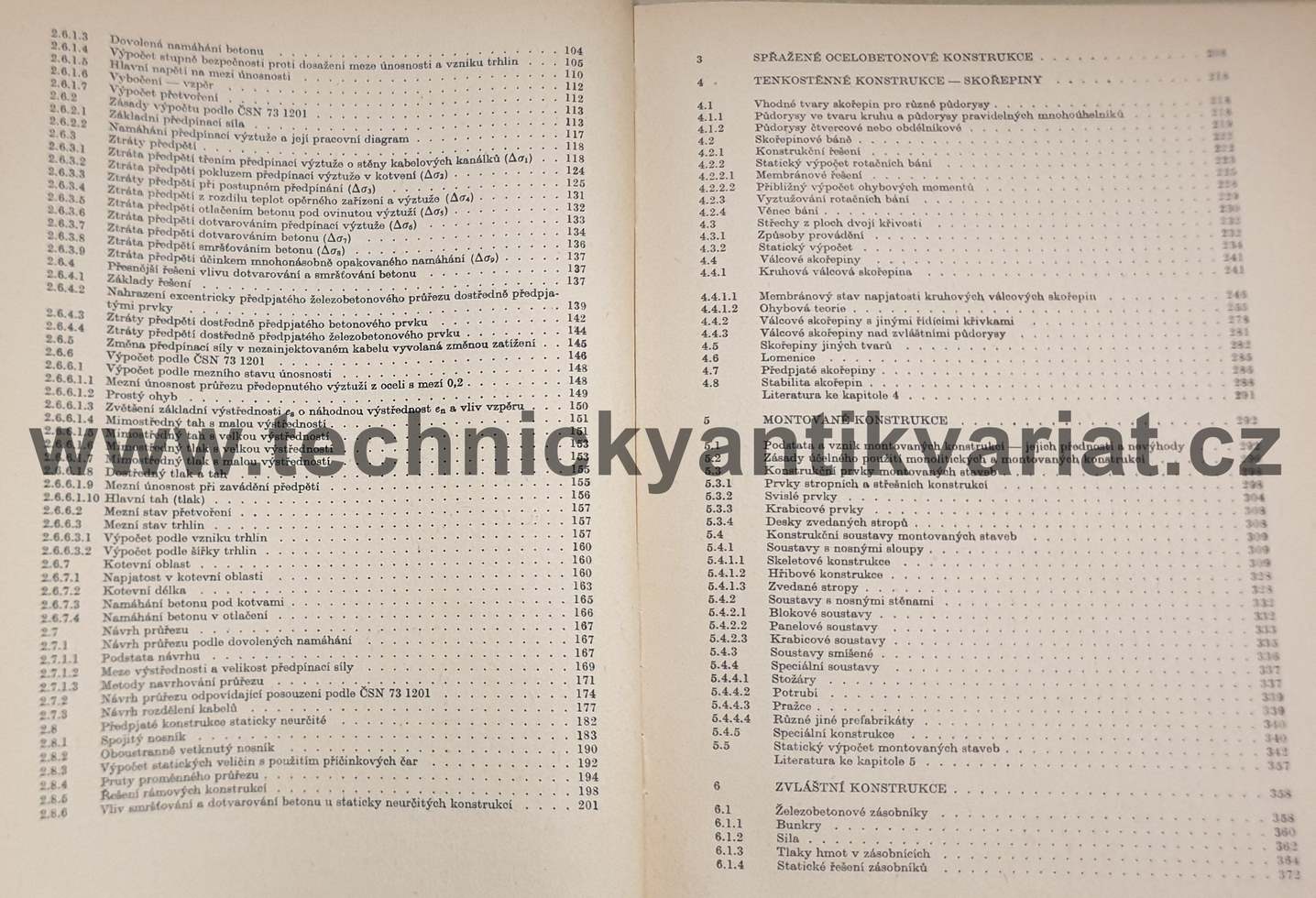 Betonové konstrukce pozemních staveb II A - Jílek, Šmerda, Grenčík, Novák (1984)