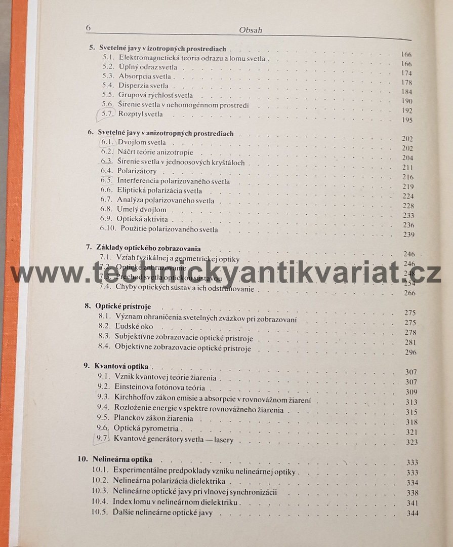 Všeobecná fyzika 3 optika - Anton Štrba (1979)