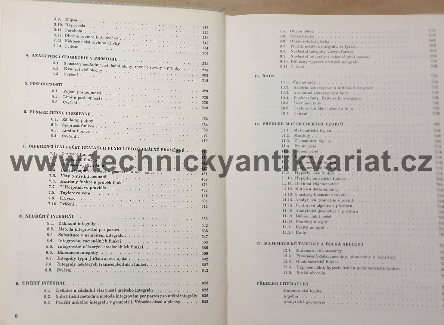 Sbírka řešení příkladů z matematiky - Jirásek, Kriegelstein, Tichý (1967)