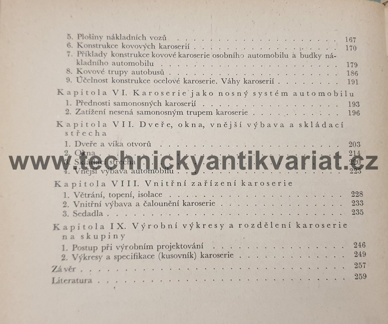 Automobilové karoserie - J.A.Dolmatovskij (1955)