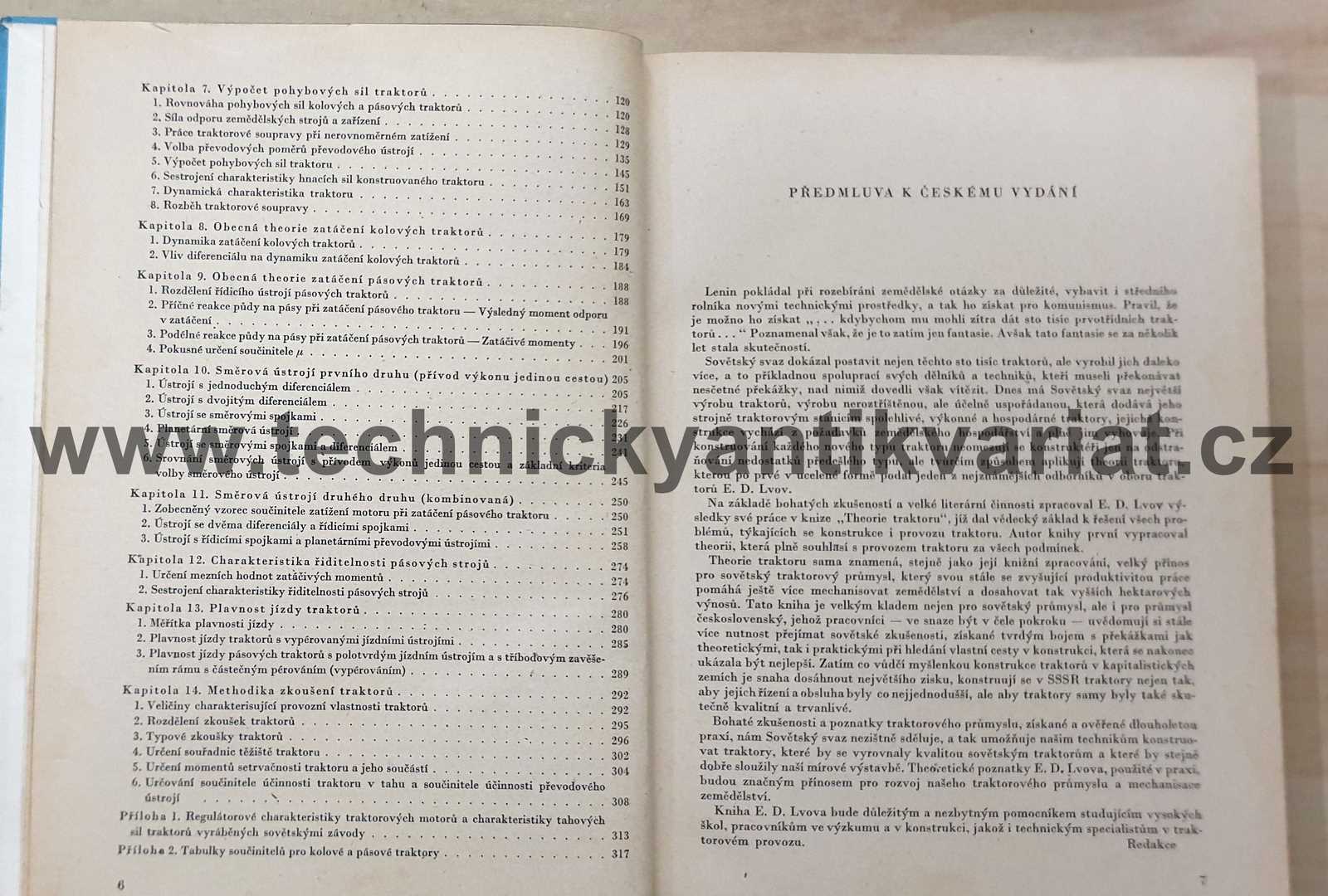 Theorie traktorů - E.D. Lvov (1954)